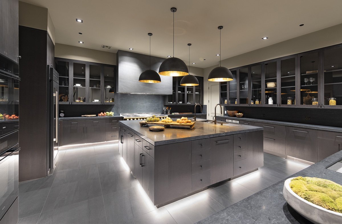 Modern Dark Luxe Kitchen
