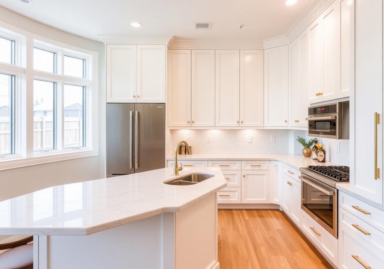 Bright White Kitchen